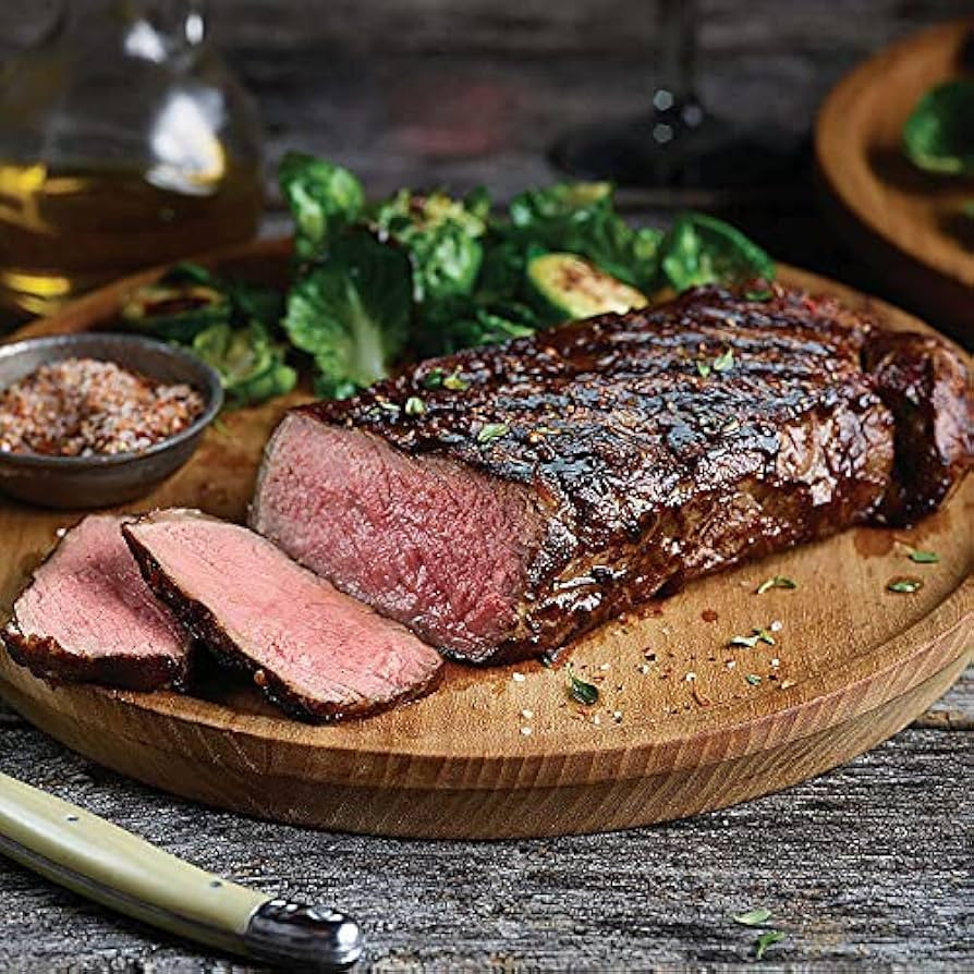 Kansas City Strip Steaks, 8 count, 12 oz each from Kansas City Steaks | Amazon (US)