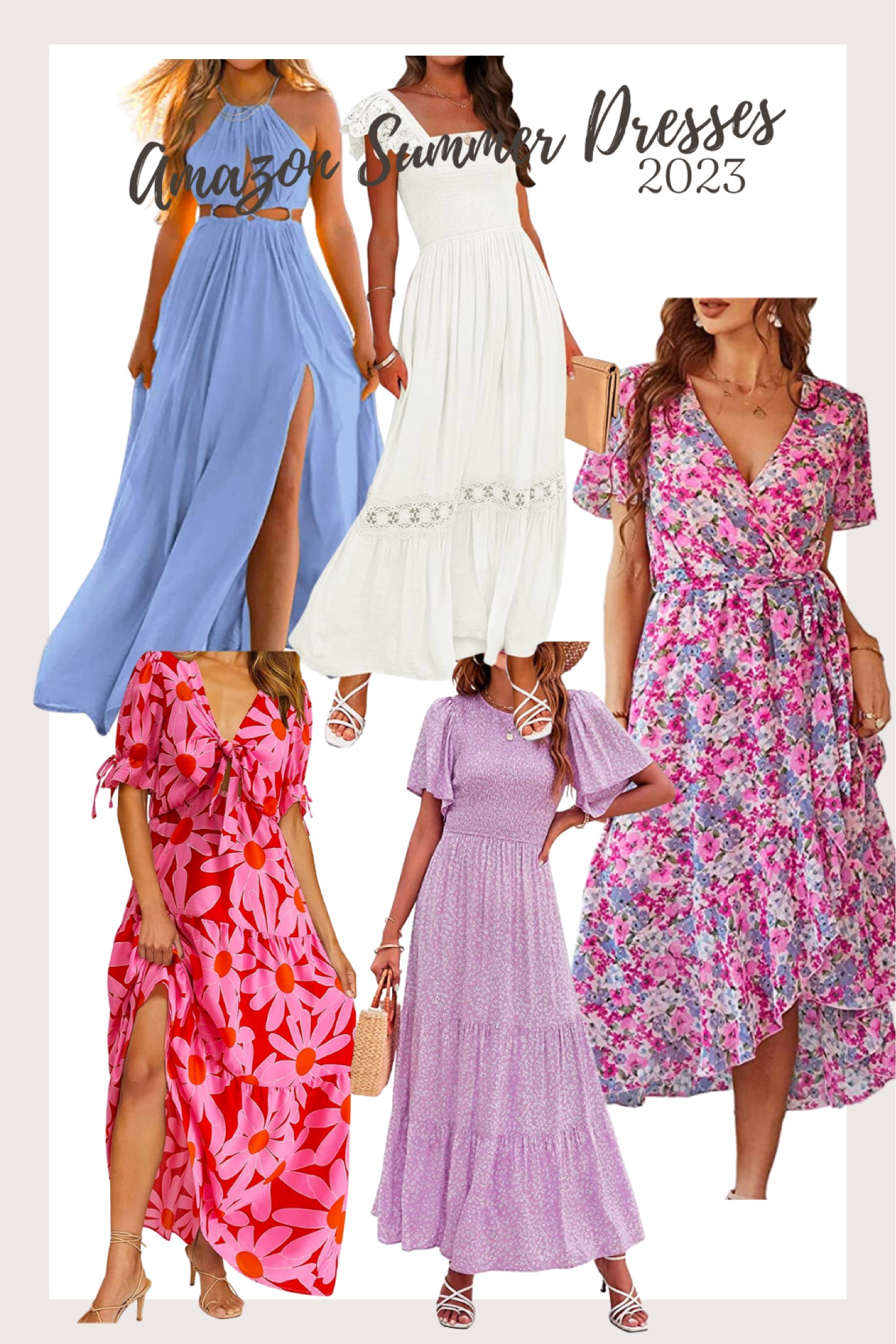 Summer dresses 
Wedding guest dresses 
Summer dress
Spring dress
White dress 
Amazon 

#LTKunder50 #LTKSeasonal #LTKunder100