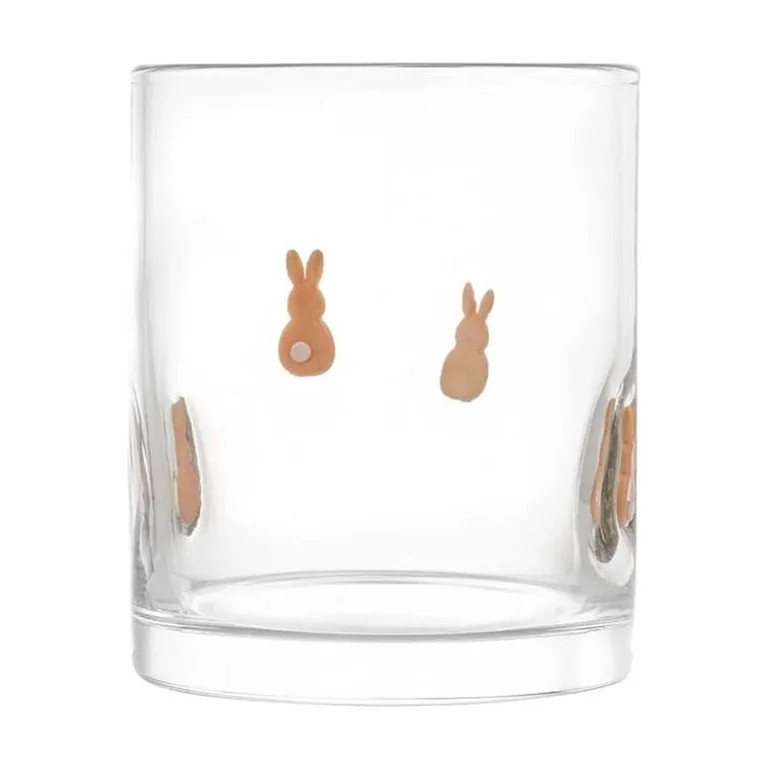 Easter Glass Cup 12oz with Bunny and Spring Designs, Clear Heat-Resistant Drinkware for Coffee, T... | Walmart (US)