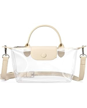 BOSTANTEN Clear Bag for Stadium Approved Small Crossbody Purse Handbags for Concerts Sports Event... | Amazon (US)