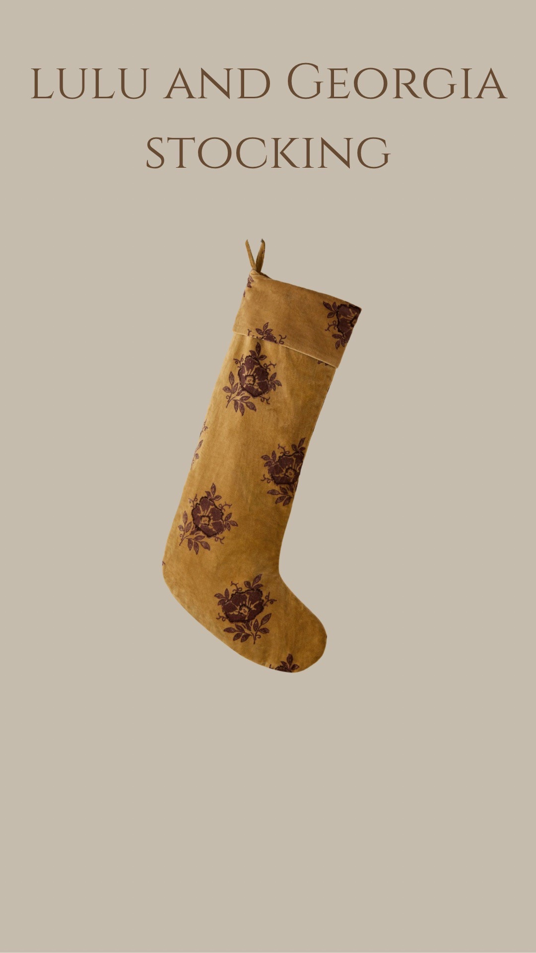The prettiest Christmas stocking… as soon as I saw it I knew I had to order them! 

Lulu and Georgia stocking, floral stocking 

#LTKSeasonal #LTKHoliday #LTKHome