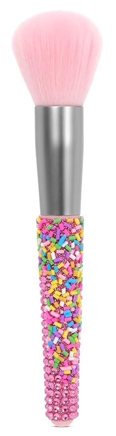 iscream Sprinkle Sparkle 7" Make-up Powder Brush with Pink Bristles and Sprinkle Handle | Amazon (US)