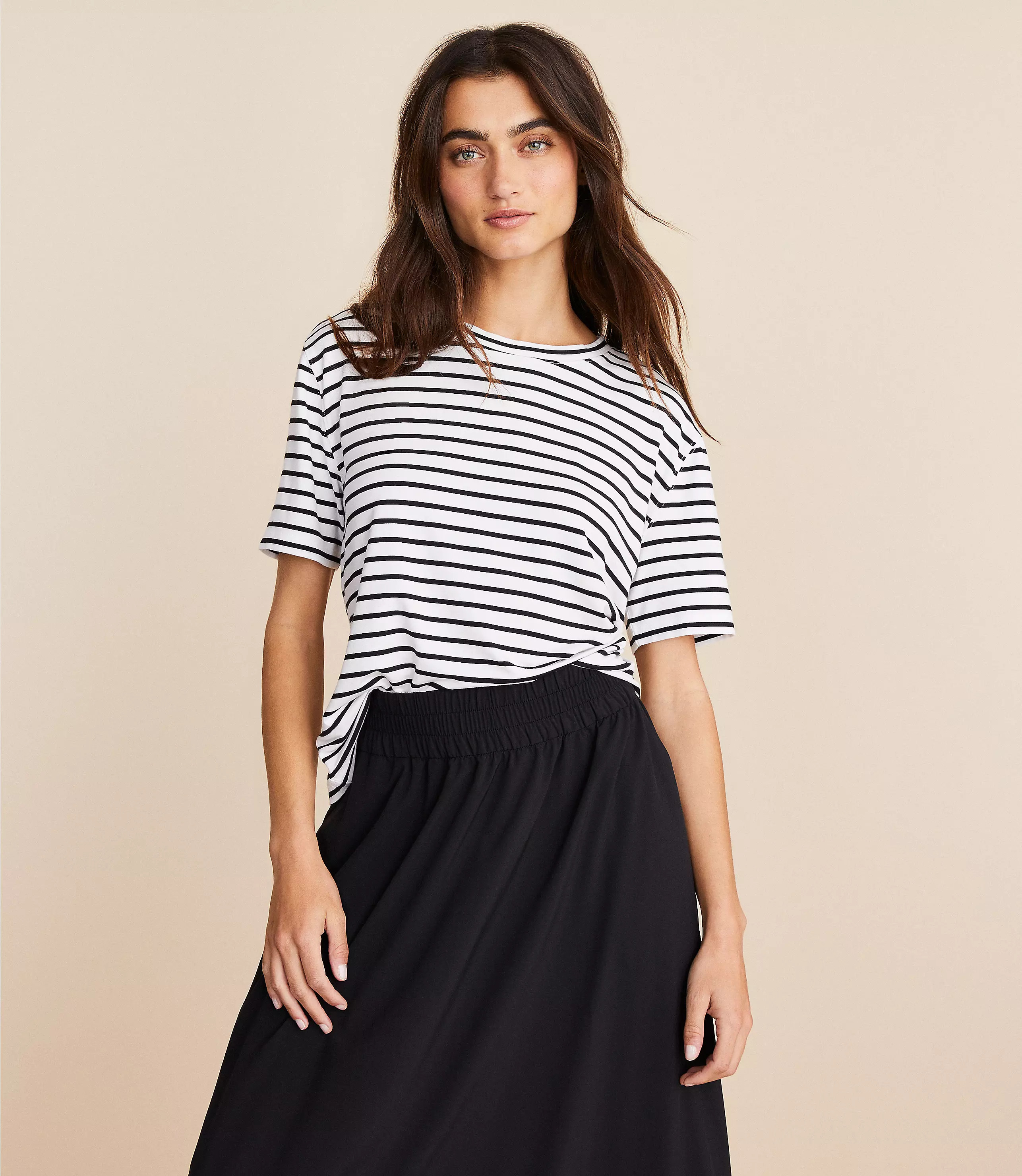 Lou & Grey Striped Softened Tee | LOFT