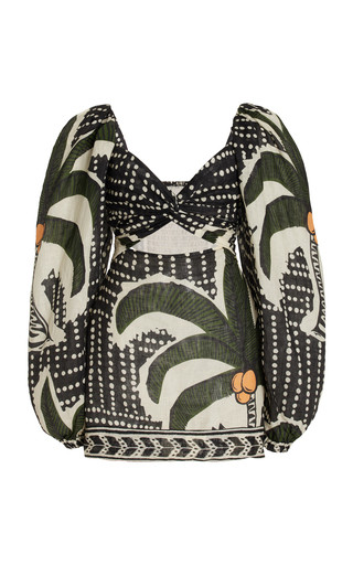 Atardecer Tropical Linen Mini Dress | Moda Operandi (Global)