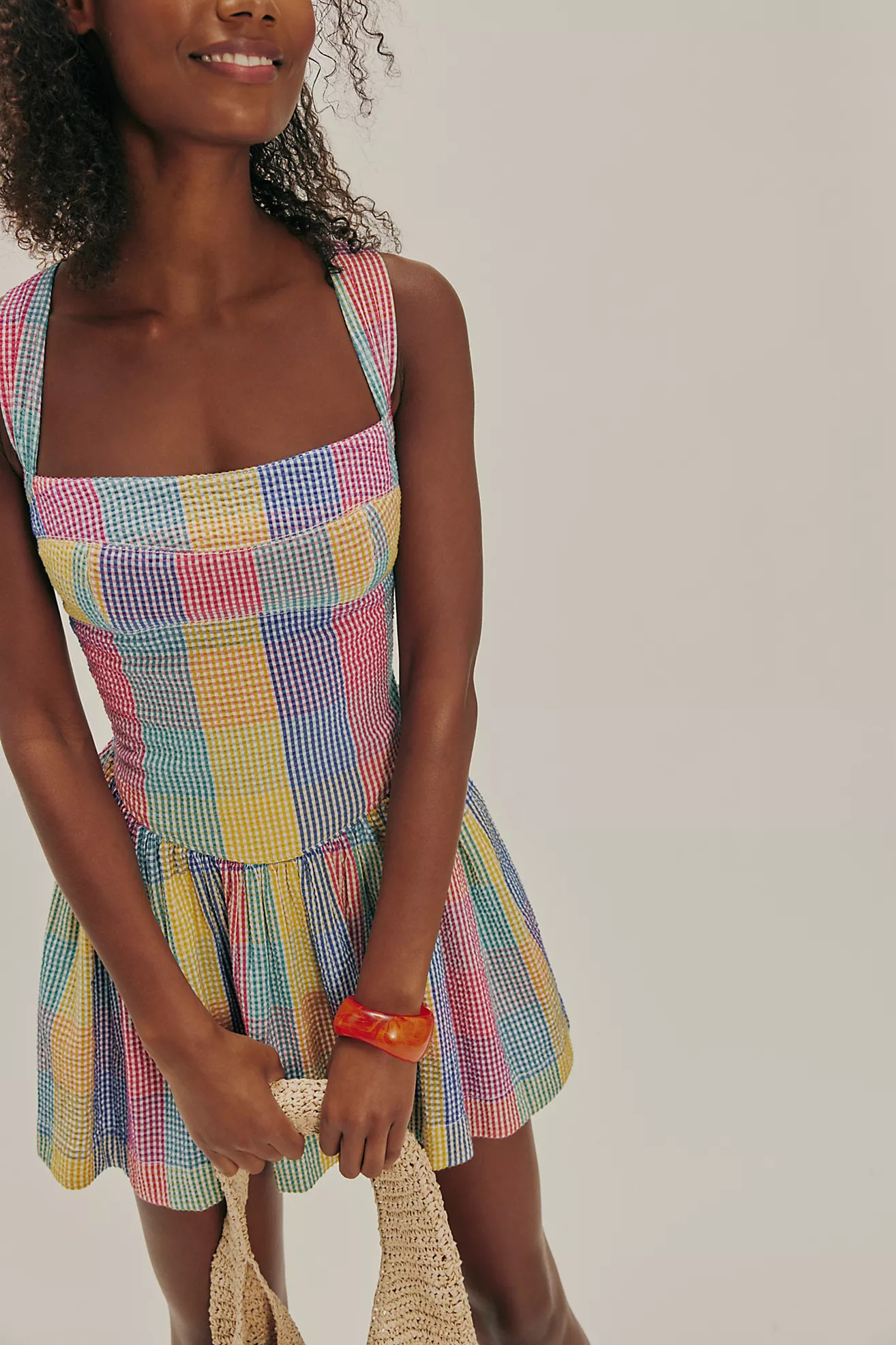 Laurel Plaid Mini Dress | Free People (Global - UK&FR Excluded)