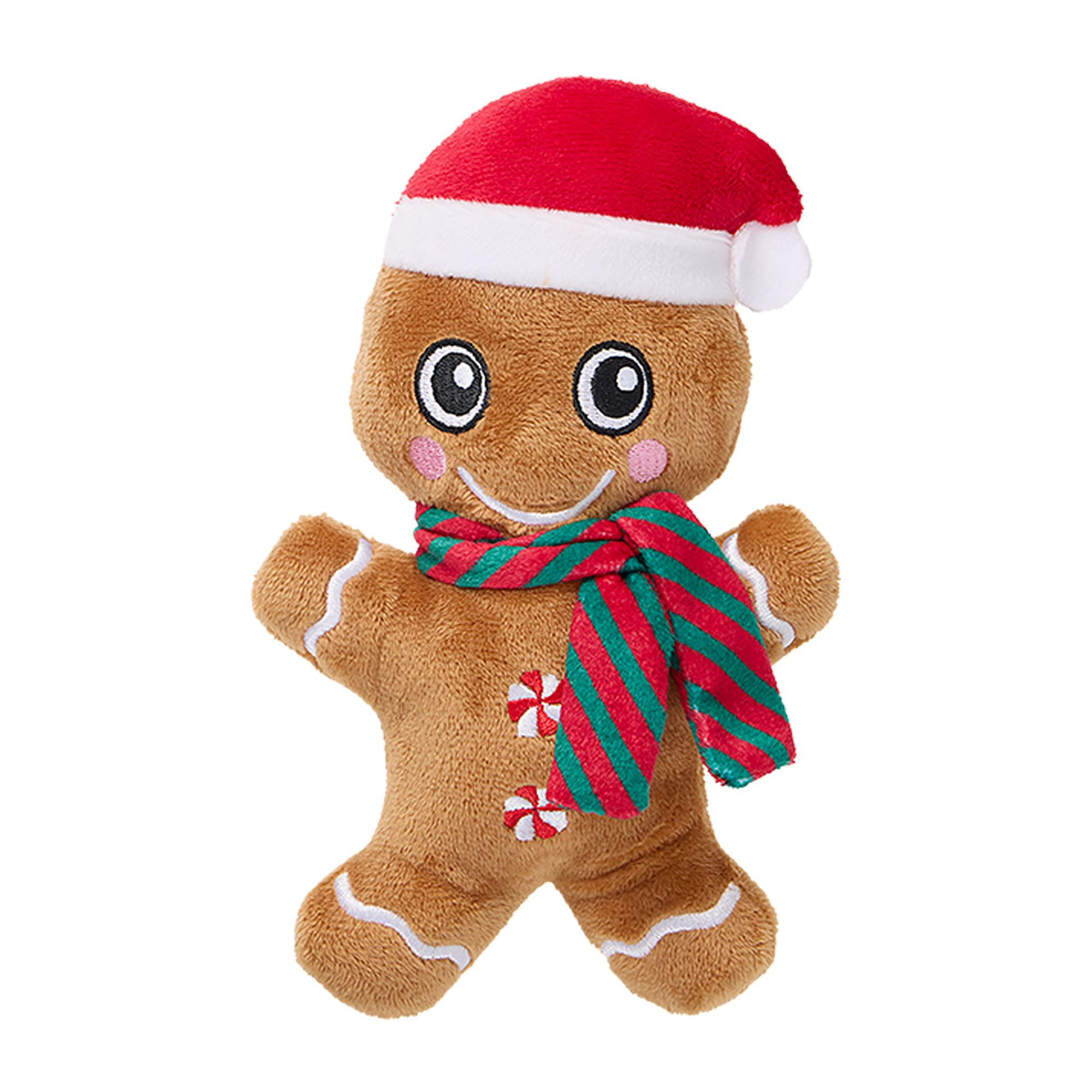 Merry & Bright® Plush Gingerbread Dog Toy | PetSmart