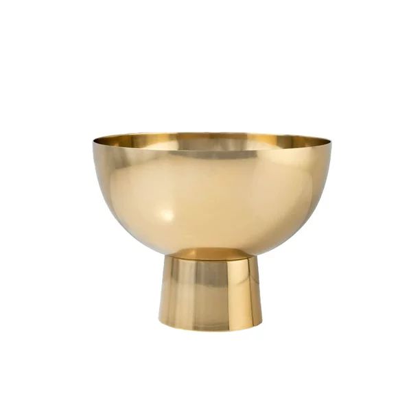 Serene Spaces Living Large Decorative Gold Pedestal Bowl-7" Dia & 5.5" Tall | Walmart (US)