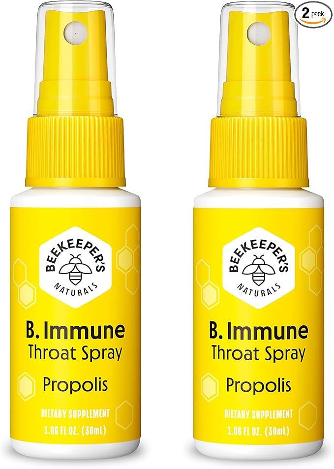 BEEKEEPER'S NATURALS Propolis Throat Spray - 95% Bee Propolis Extract - Natural Immune Support & ... | Amazon (US)