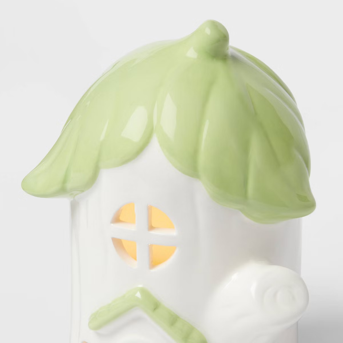 Light Up Ceramic Cabbage Easter House Green - Spritz™ | Target