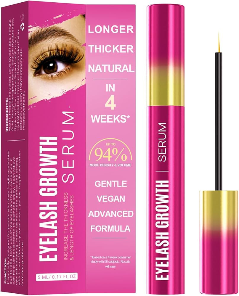 Eyelash Growth Serum with Advanced Formula Eyelash Enhancing serum for Longer Thicker and Fuller ... | Amazon (US)