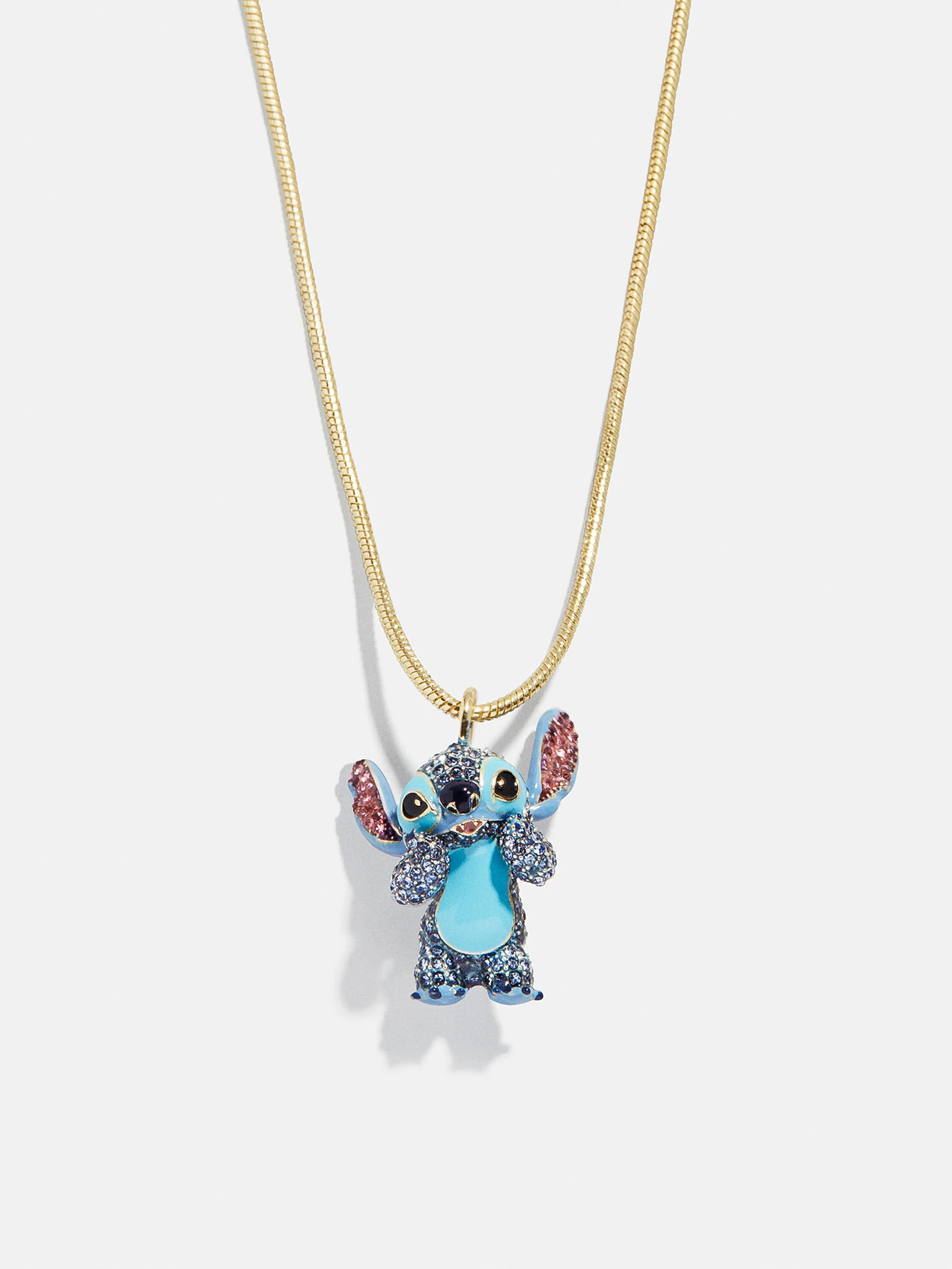 Disney Stitch 3D Pendant Necklace - Blue | BaubleBar