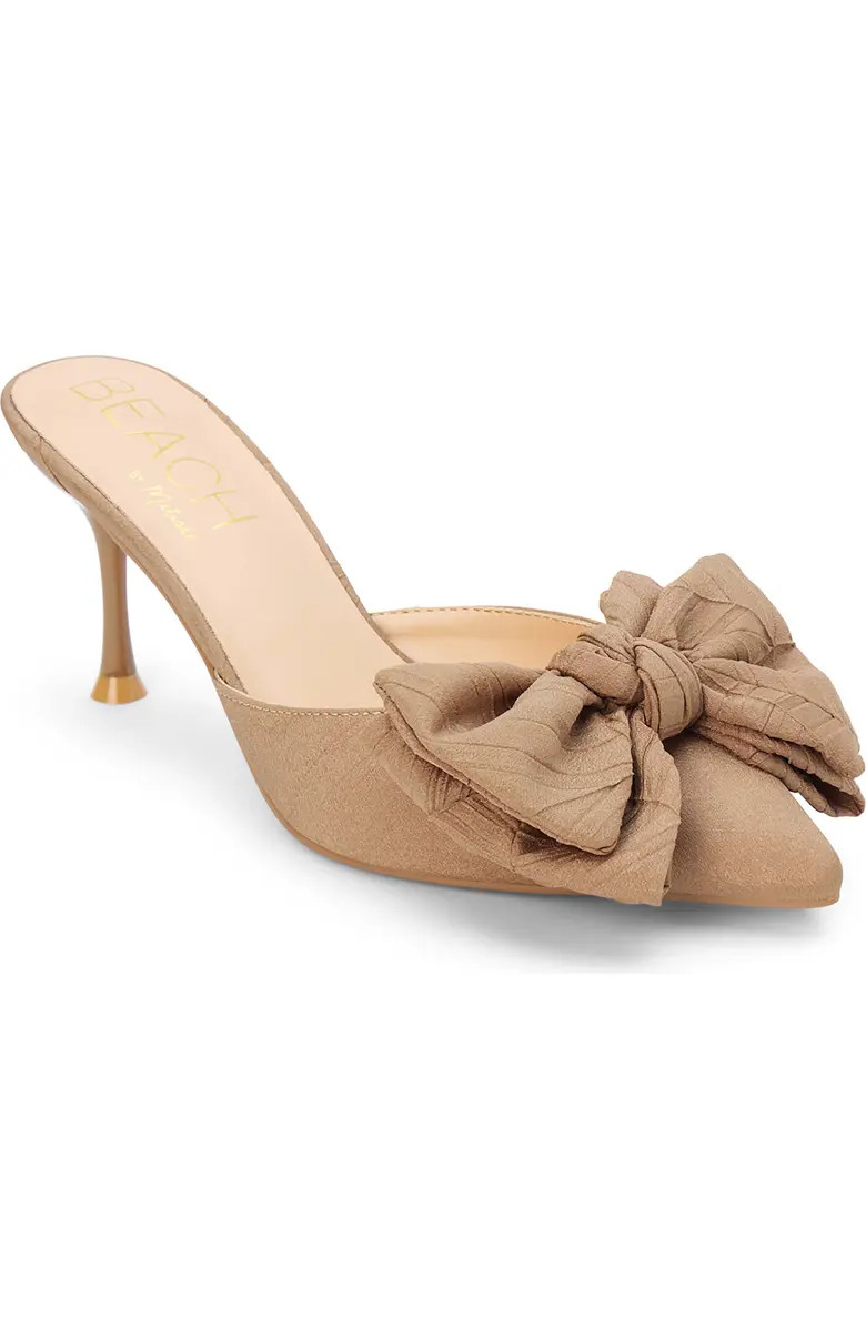 Goldie Bow Pointed Toe Mule (Women) | Nordstrom