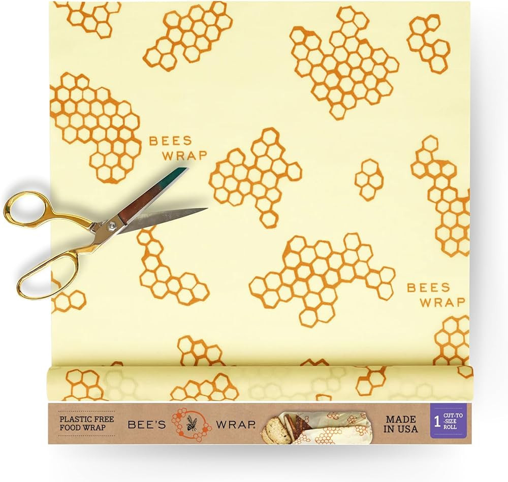 Bee's Wrap Reusable Beeswax Food Wraps Made in the USA, Eco Friendly Beeswax Food Wrap, Sustainab... | Amazon (US)