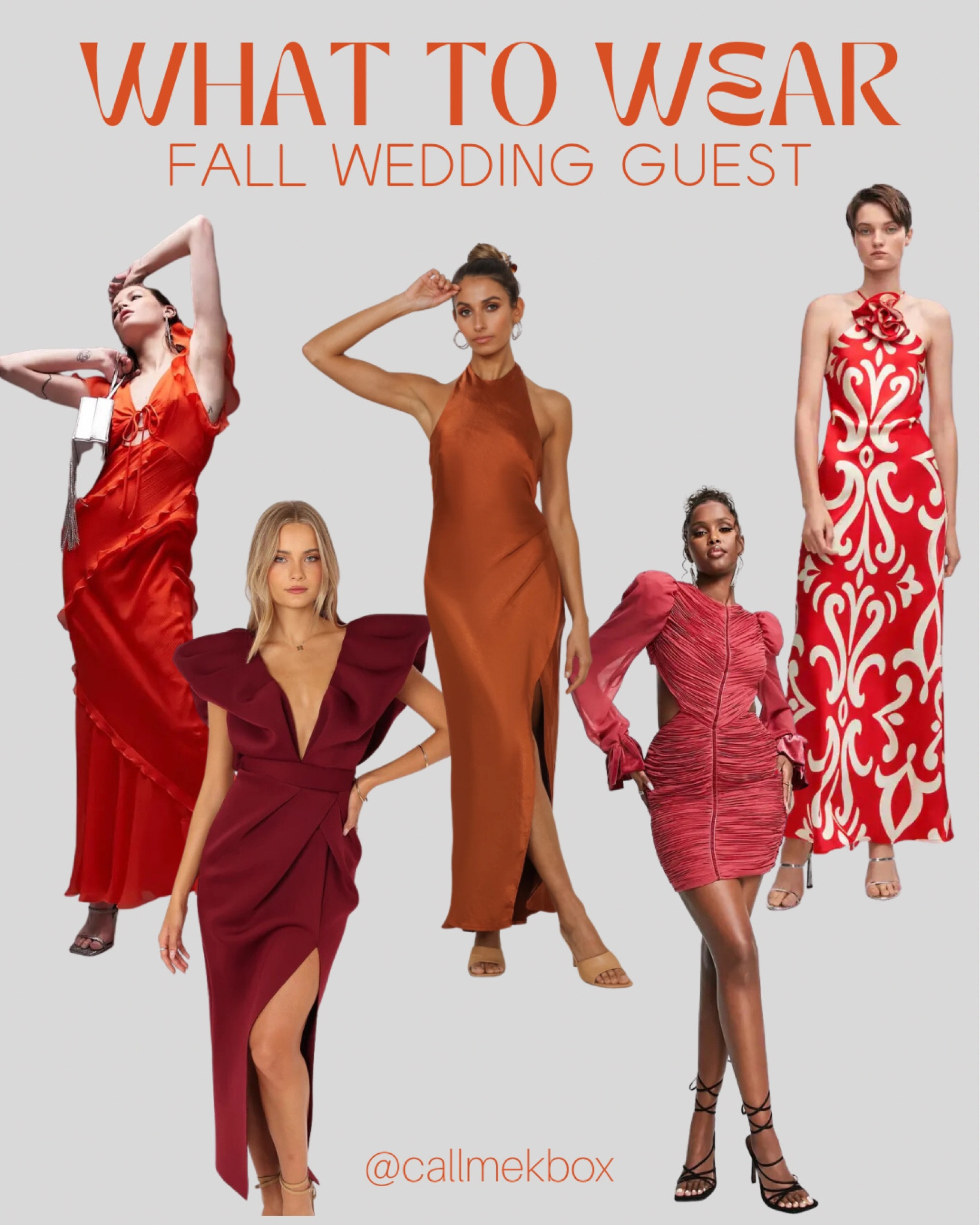 Fall 2023 Wedding Guest Dresses! Four of these are under $100! Anyone else have several weddings in August, September, October and November?? I can’t wait to celebrate my friends, and finding an outfit is extra fun 🤎 Here are my red, burgundy, burnt orange and maroon picks for fall weddings! 
•

Fall wedding guest dresses, autumn wedding attire, wedding fashion, fall fashion, wedding guest outfit ideas, dresses for weddings, wedding guest dresses, formal dresses, cocktail dresses, evening gowns, seasonal fashion, autumnal colors, dress trends, fashion inspiration, wedding style, outfit suggestions, wedding guest attire, stylish dresses, fall vibes, wedding season, dressing for weddings, fall color palette, wedding fashion tips, dressing up for weddings, chic outfits, fall-themed dresses, elegant ensembles, seasonal trends

#LTKFind #LTKunder100 #LTKwedding