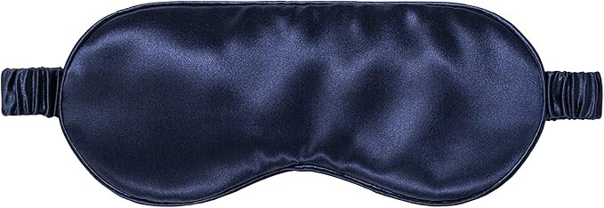 Slip Silk Sleep Mask, Navy (One Size) - 100% Pure Mulberry 22 Momme Silk Eye Mask - Comfortable S... | Amazon (US)