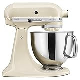 KitchenAid KSM150PSAC Artisan Series 5-Qt. Stand Mixer with Pouring Shield - Almond Cream | Amazon (US)