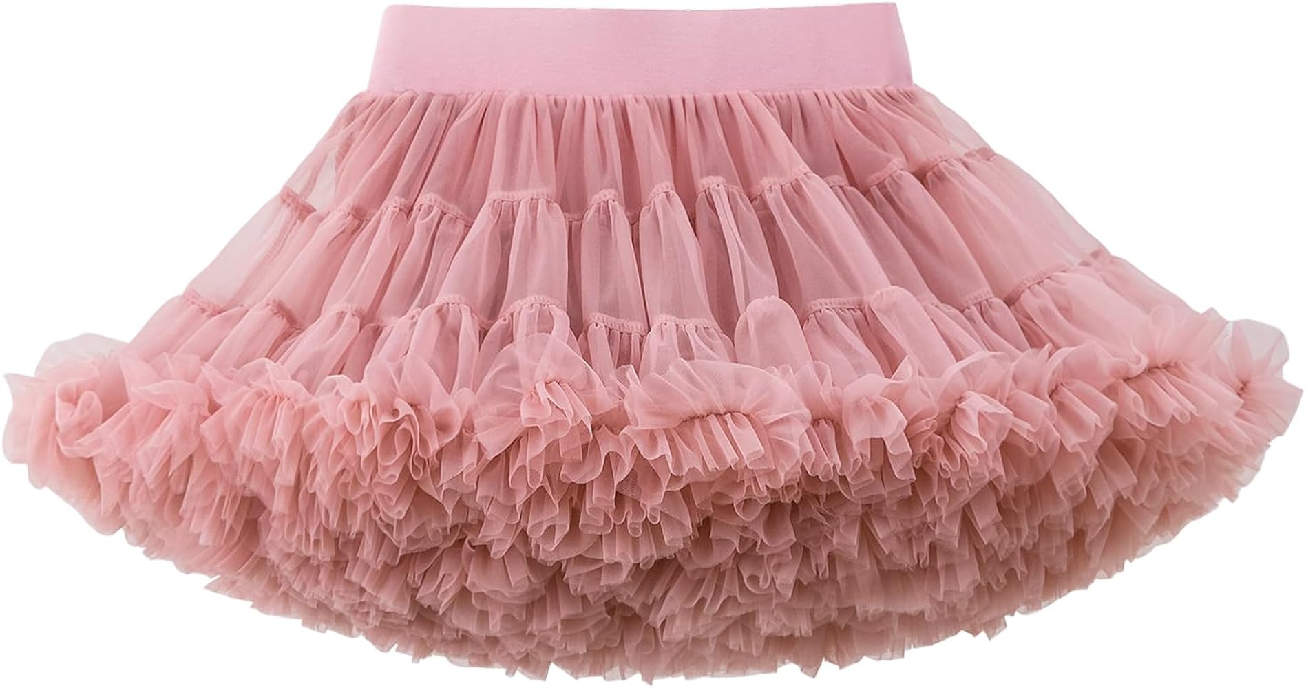 Baby Girls Tutu Skirt Princess Fluffy Soft Tulle Ballet Birthday Party Pettiskirt (9M-8T) | Amazon (US)