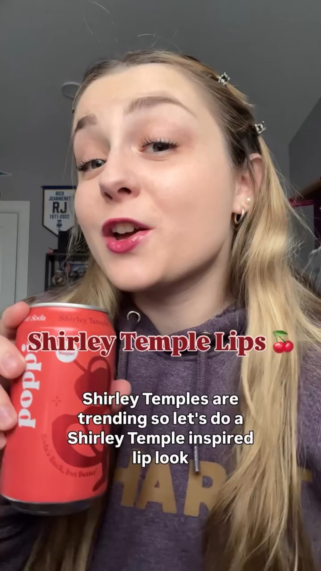 Apparently Shirley Temples and cherry red lips are having a moment??? 💋🍒

Think glossy sparkly fizzy red lips, softly blurred edges, and that iconic cherry-pop finish as inspo for this lip-look! 🥤✨ 

I love how this look layers a cherry red lipstick with a mauve lip liner for fullness, then tops it off with a high-shimmer lip gloss for that sparkly, plump effect. 

💋 Pro tip: using a small eyeshadow or concealer brush to apply and clean up your lipstick makes all the difference for precision and definition.

Perfect for date night makeup, Valentine’s Day glam, or anytime you want a classic red lip with a modern twist! Want a shopping cart with all these products already in it? Comment “CHERRY” and I’ll send it right to your DM’s!💄

#ShirleyTempleLips #CherryRedLip #GlossyLips #LipCombo #MakeupTrends