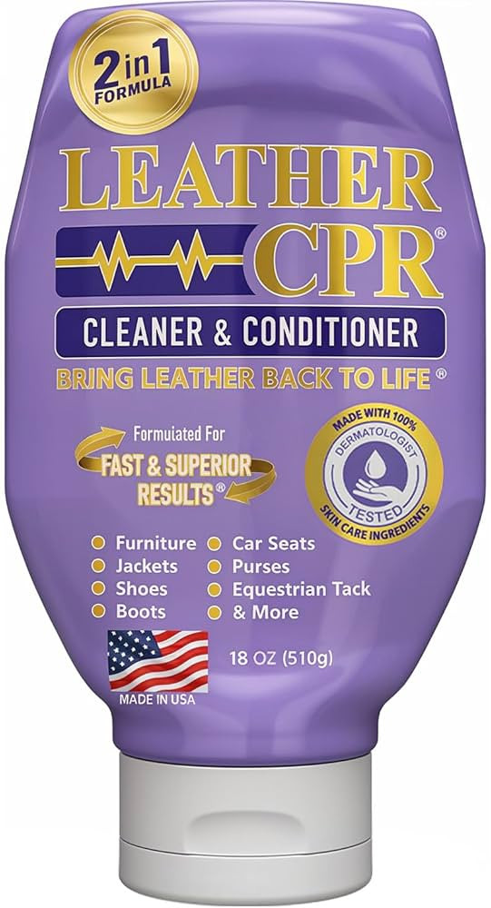Leather CPR Cleaner & Conditioner 18oz - Cleans, Conditions, Restores & Protects Leather Furnitur... | Amazon (US)