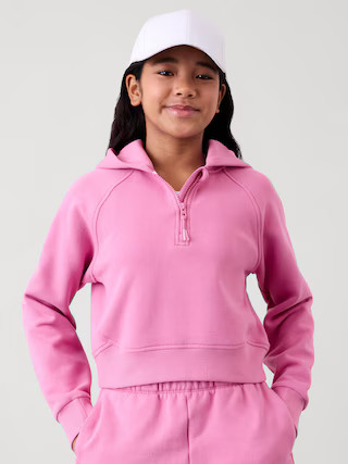 Athleta Girl All Day Half Zip Hoodie | Athleta