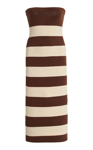 Theo Strapless Jersey Midi Dress | Moda Operandi (Global)