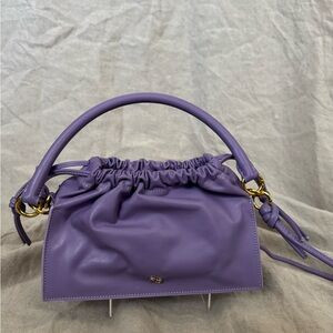 YUZEFI Mini Bom Leather Bag – Lavender Purple | Designer Luxury Crossbody | Poshmark