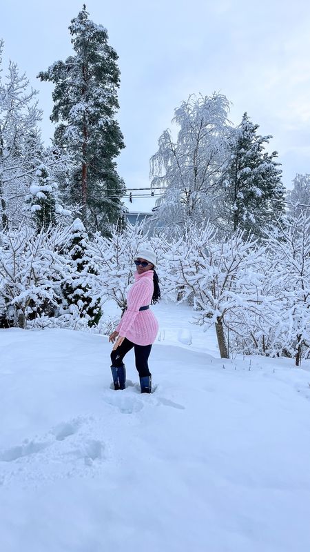 The weather in Finland is super cold but making it fashionable 😅. 
Pink sweater dress, knee high boots, cat eye sunglasses and a hat is how I’m dealing with the cold 

#LTKeurope #LTKstyletip #LTKSeasonal