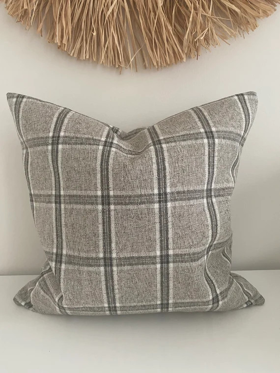 Grey Plaid Beauty  Same Both Sides | Etsy | Etsy (US)