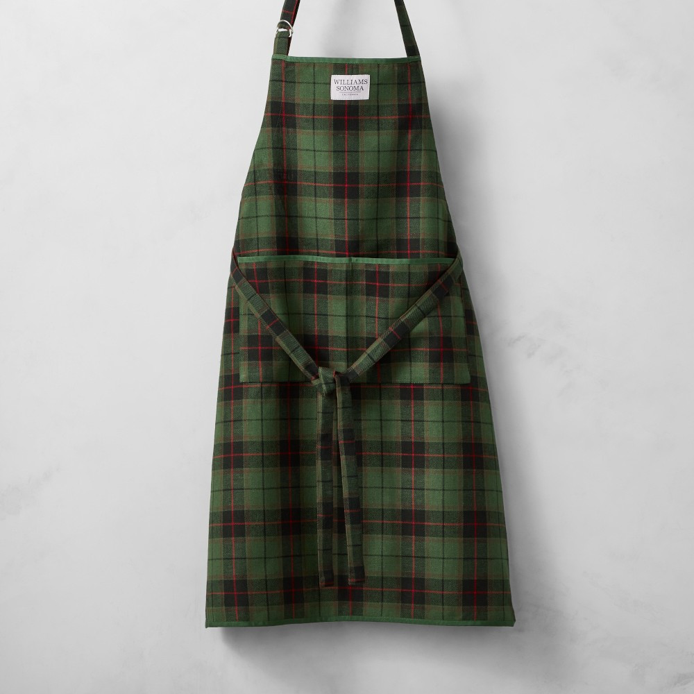 Green Tartan Apron | Williams-Sonoma