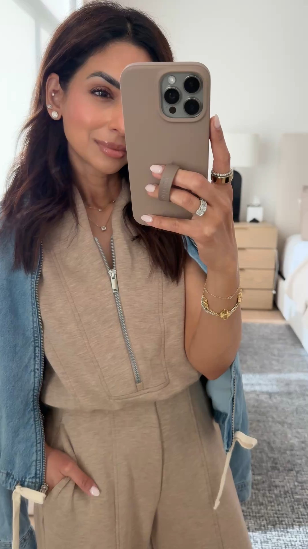 The newest spanx jumpsuit is SO good!!! I took my true size XS petite in this and it's such a flattering fit! Code NASREENXSPANX gets 15% off first purchase + free shipping! @spanx #spanxpartner 

#LTKootd #LTKSaleAlert #LTKPetite