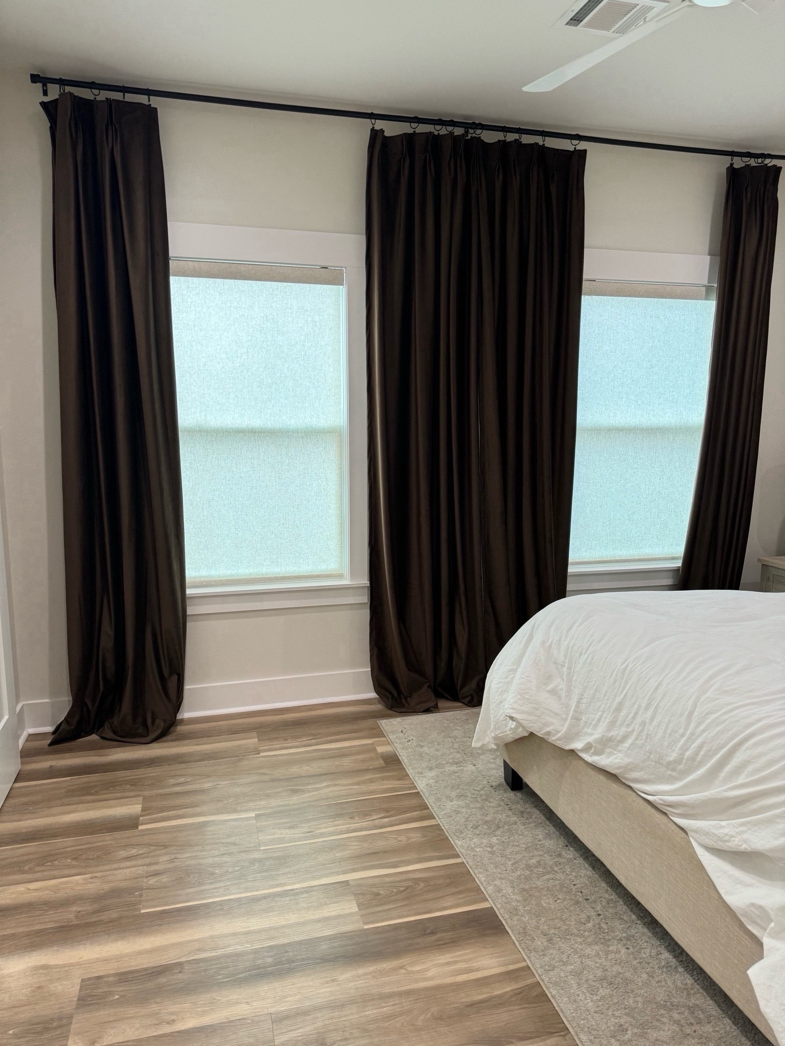 Chocolate curtains for our master bedroom 🤌🏼🤎😍

#LTKhome #LTKU #LTKstyletip