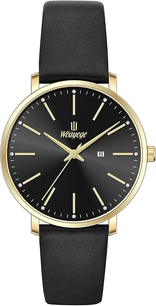 Women's Calendar Fashion Waterproof Watch Japanese Quartz Movement Watch | Amazon (US)