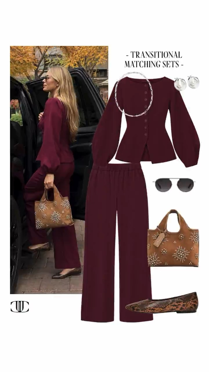 🍂 One set, endless fall outfit possibilities.

In The Fall Transition Matching Set Edit, I’m sharing eight polished looks that make getting dressed easy—from a fall dinner party and drinks at a chic bar to shopping days and everything in between.

Think lightweight knits, tailored separates, rich seasonal tones, and easy layers that work just as well together as they do mixed with the rest of your wardrobe. Tap to shop all eight looks and make the transition into fall feel effortless. 🤎✨

#LTKStyle #MatchingSets #FallTransition #FallOutfits #EffortlessStyle #EverydayStyle #DinnerPartyStyle #ShoppingStyle #OutfitInspiration #LTKFinds

#LTKootd #LTKSeasonal #LTKOver40