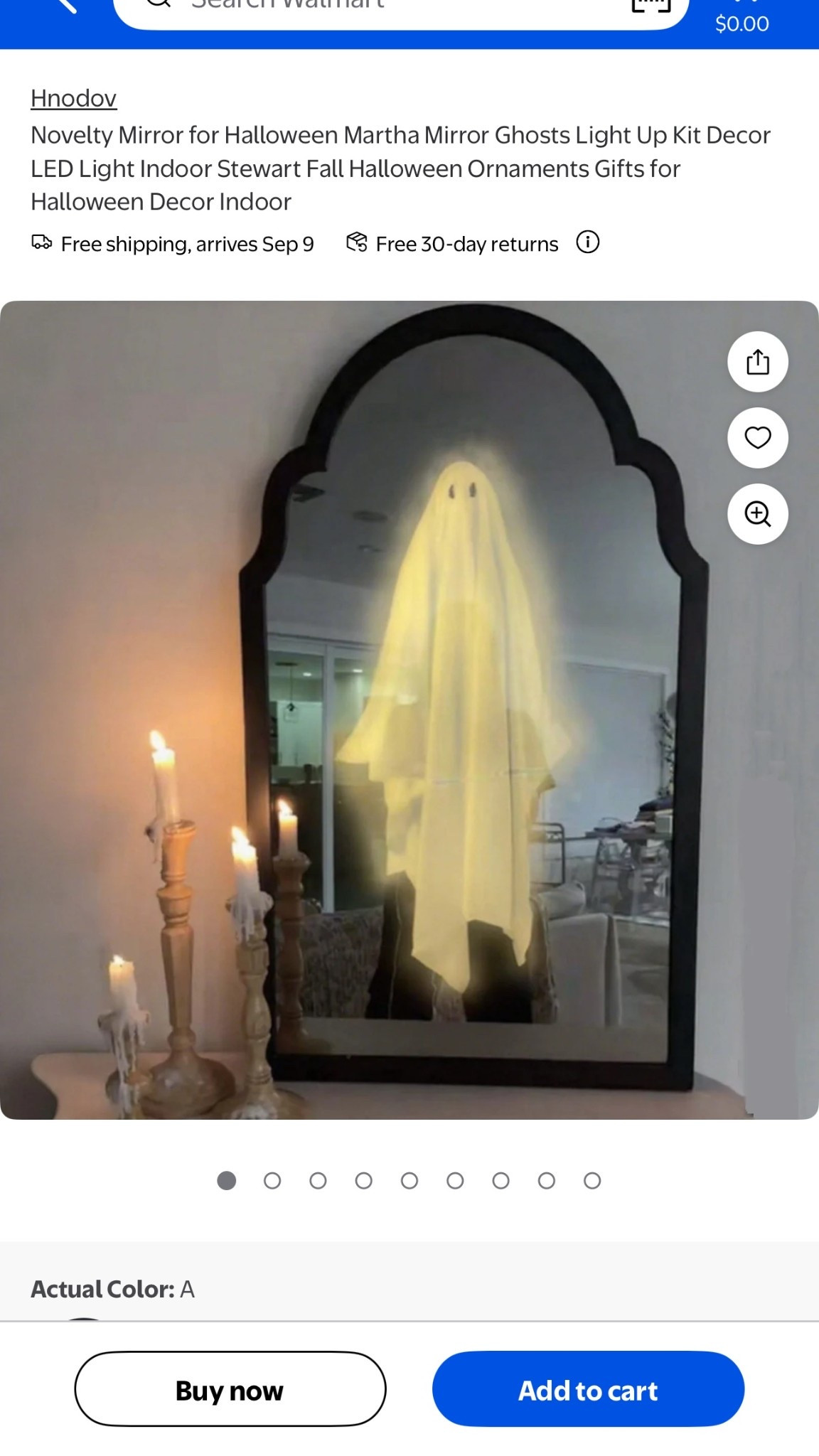 Viral Marty Stewart ghost mirror found at Walmart on major sale?! 😱

#LTKSeasonal #LTKHome #LTKSaleAlert