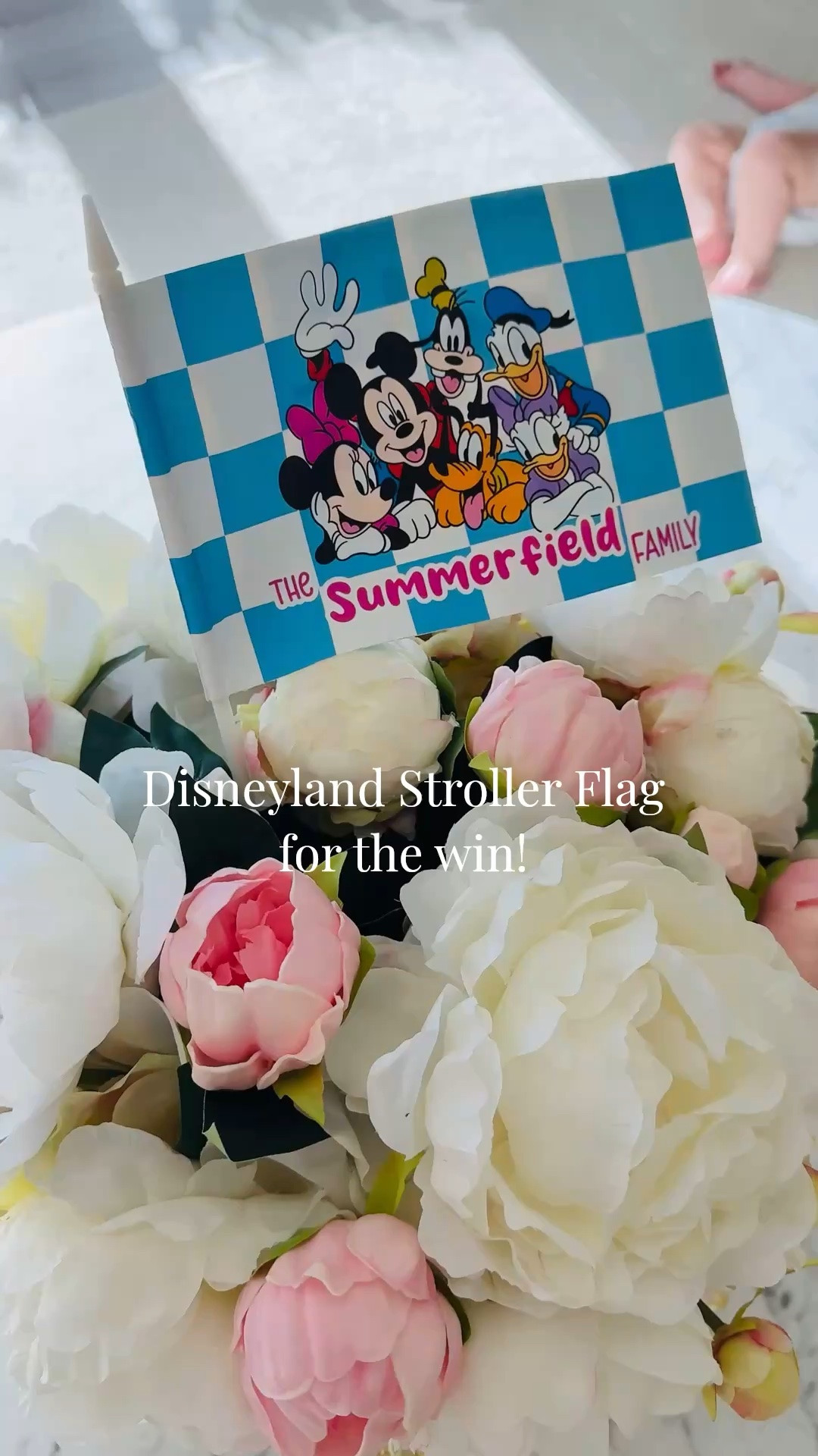 Disney accessories and stroller flags 🩷 Stroller flags can be a lifesaver at Disneyland when you’re trying to find your stroller amidst hundreds of others. While you’re allowed to take strollers into Disneyland, you can’t take a stroller in the line or queue for rides. These personalized flags come in all shapes/sizes and designs and I think they’re adorable.  ￼

#LTKmomlife #LTKBaby #LTKTravel