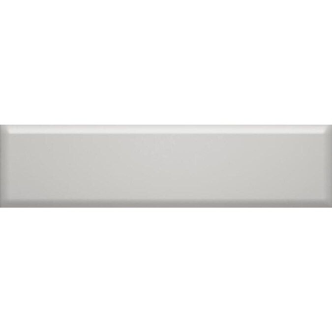 Emser Vogue 20-Pack Gray 4-in x 16-in Glossy Ceramic Subway Wall Tile Lowes.com | Lowe's