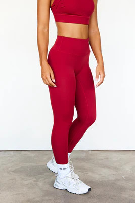 Astoria LUXE BALANCE Full Length Legging - Dark Cherry | astoria activewear