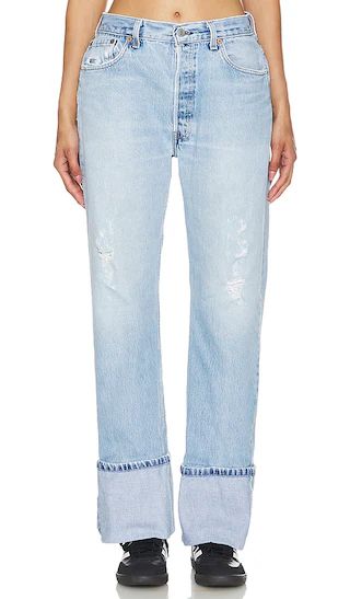 Cuffed Baggy Customs in Light Wash | Revolve Clothing (Global)