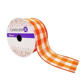2.5" Wired Buffalo Check Ribbon by Celebrate It™ Décor | Michaels | Michaels Stores