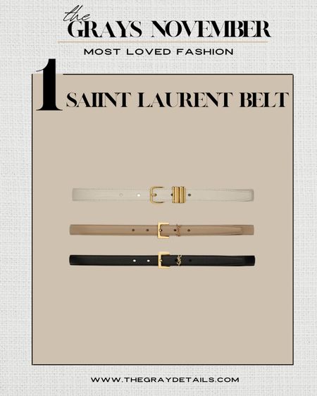Saint Laurent belt, gifts for her, gift guide to her

#LTKworkwear #LTKstyletip #LTKGiftGuide