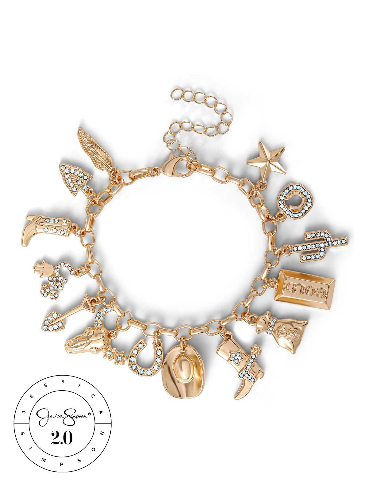 Jessica Simpson 2.0 Charms Bracelet | Jessica Simpson