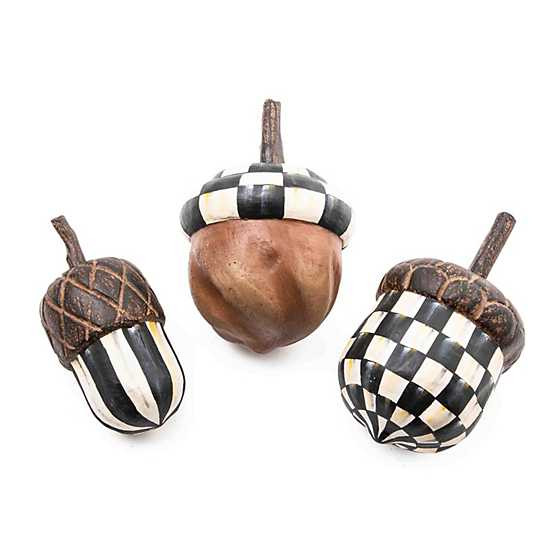 Walk In The Woods Acorns - Set of 3 | MacKenzie-Childs