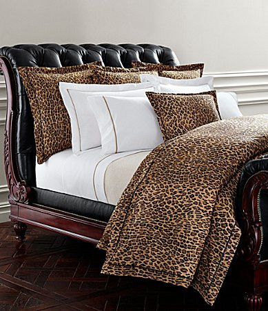 Ralph Lauren Montgomery Leopard Comforter - Full/Queen | Dillard's