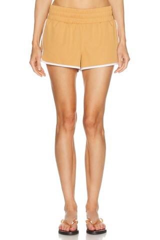 Varley Arlington Running 2 Short in Tan | FWRD 