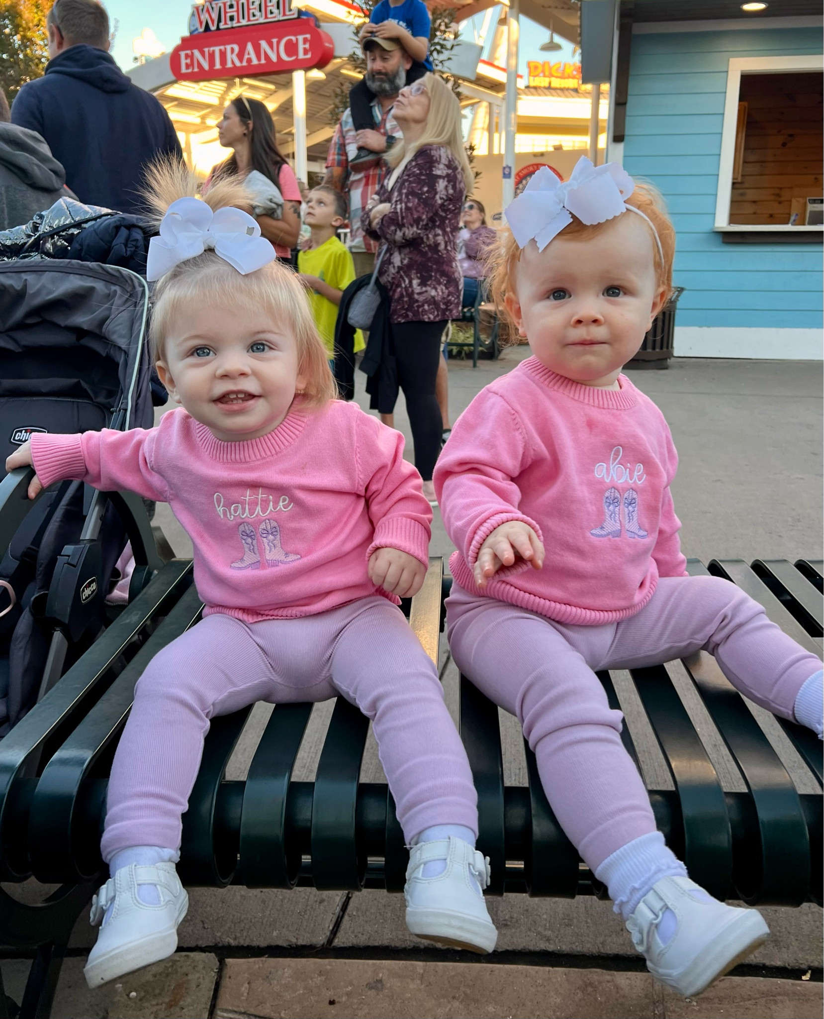 Who said you can’t wear fun colors during the Fall?!? Order this little sweater and run it to your monogrammer stat 🤩🎀

#LTKBaby #LTKKids