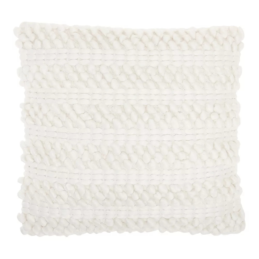 Mina Victory Life Styles Woven Stripes Throw Pillow | Kohl's