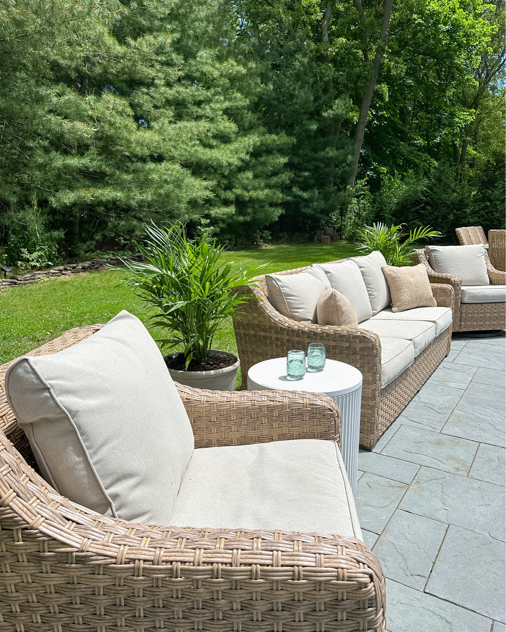 Outdoor patio furniture + area rug. Swipe for more photos. ☀️

#LTKStyleTip #LTKSaleAlert #LTKHome