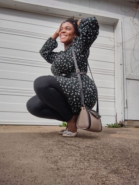 When the transition to spring feels warm and cool, so you bring out the leggings, above-the-knee dresses and bow flats.🌱🌻🔆

#LTKSeasonal #LTKstyletip #LTKmidsize