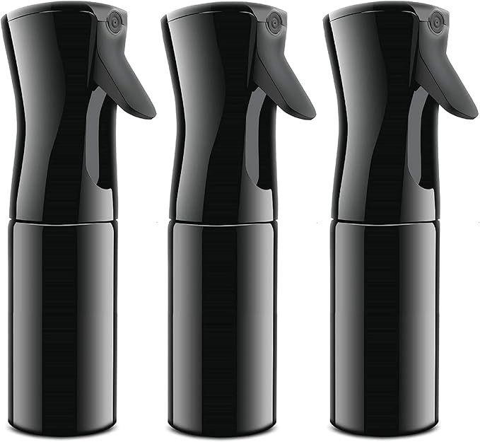 Hair Spray Misting Bottle - Ultra Fine Continuous Mist Sprayer For Hairstyling, Cleaning, Plants ... | Amazon (US)