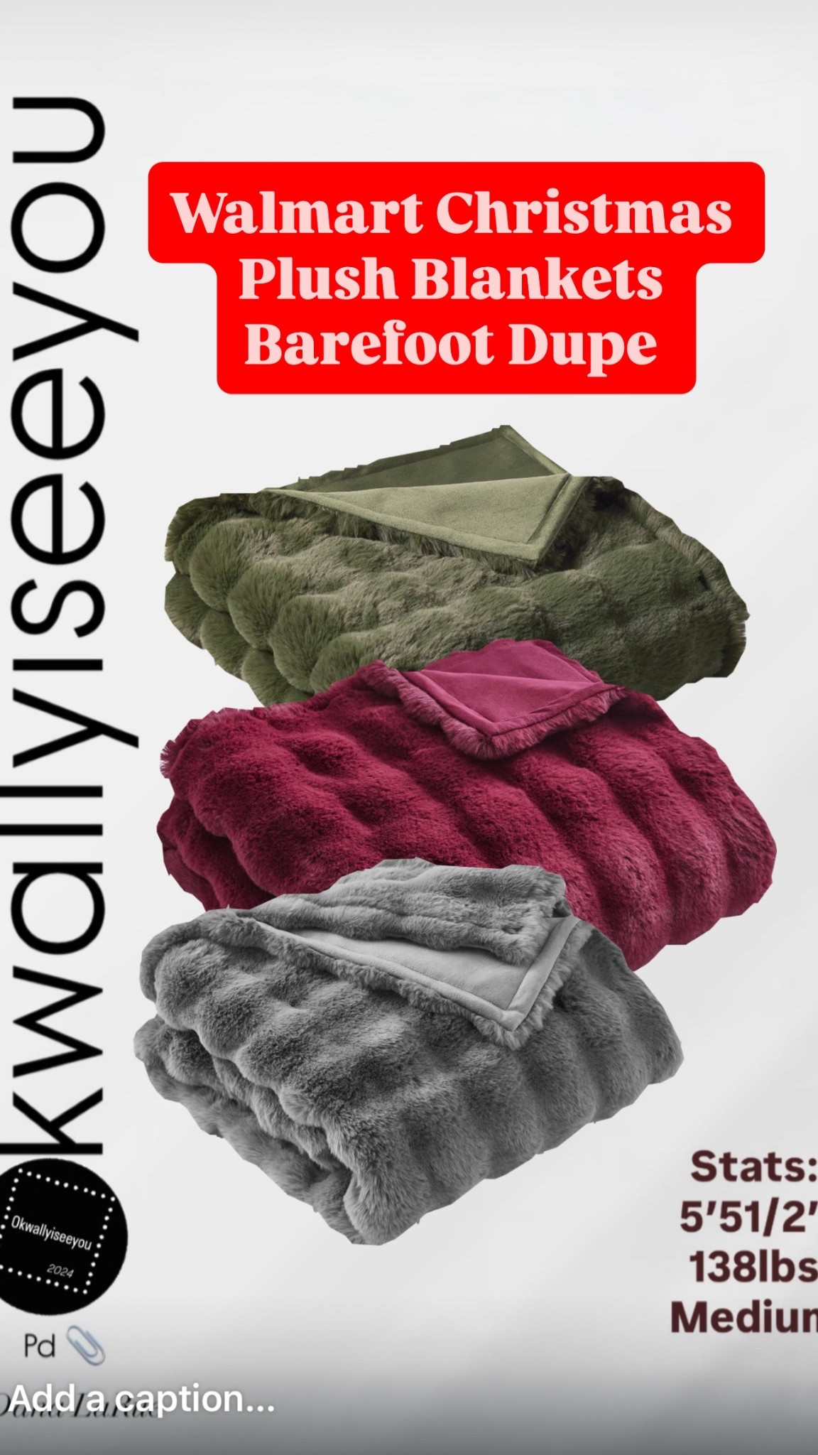 📣Barefoot Dreams Dupe 🎁🎁🎁🎁
Luxury item with a Walmart price!!   Great gift idea  #blackfriday 
‼️Simply Comment Shop……..
📎https://www.shopltk.com/explore/
okwallyiseeyou?tab=post
📎https://mave.ly/okwallyiseeyou
📎https://www.amazon.com/shop/
okwallyiseeyou
#Itkhome #ltkonboarding #giftguide #holidayfinds #thanksgiving #ralphlauren #christmas #familyphotos #cybermonday #sales 

#LTKCyberWeek #LTKGiftGuide #LTKHoliday